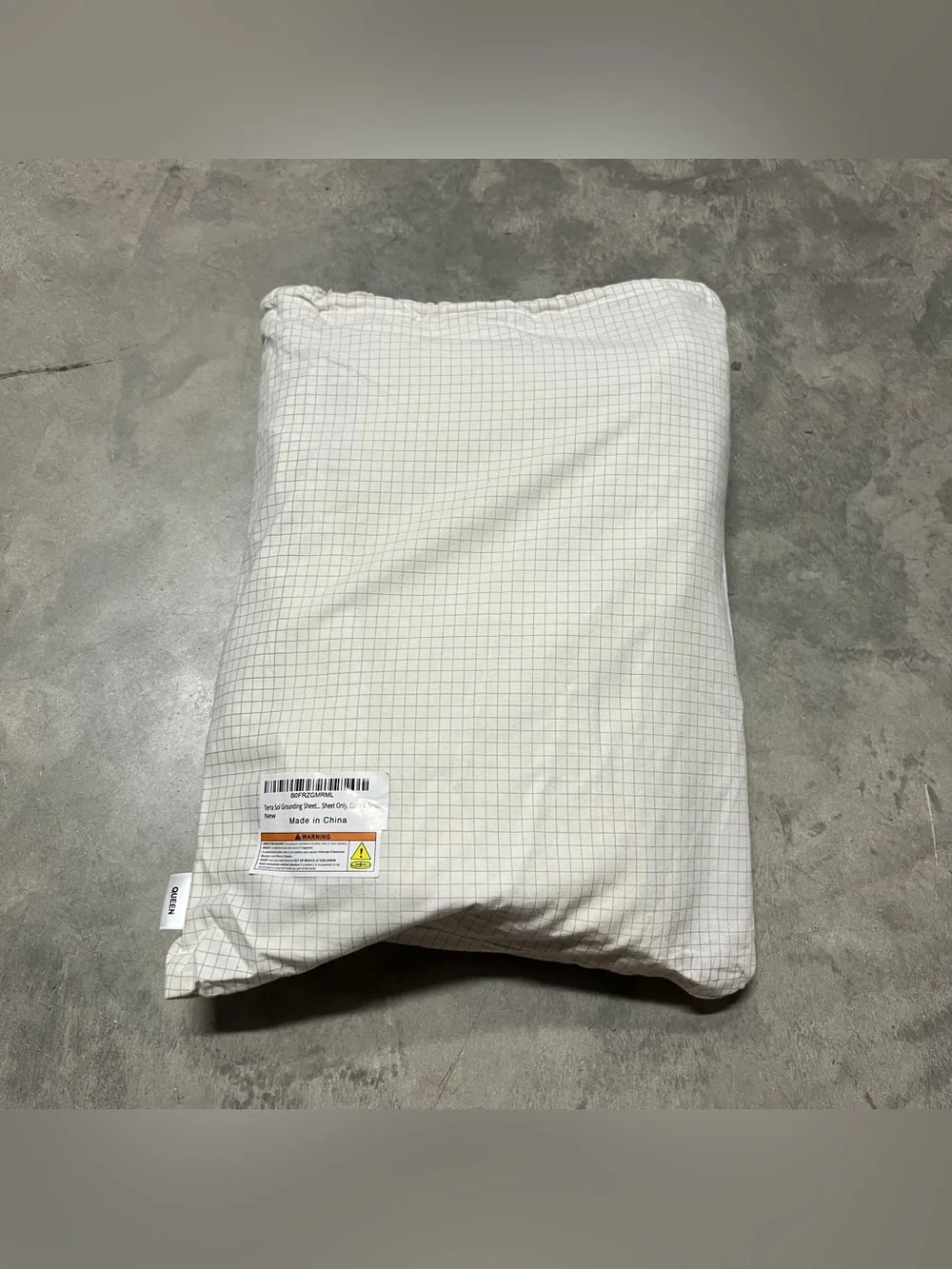 Terra Sol Bare Earth Grounding Queen Size Organic Cotton Fitted Sheet Only